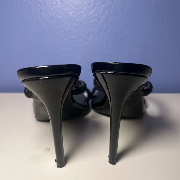 Nine West Black Heels Strappy Sandals - Picture 4 of 4